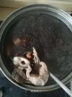 Blackfish black bean soup