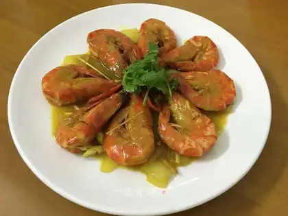 Thai curry shrimp