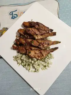 Fried leather cow