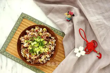Pork pea rice