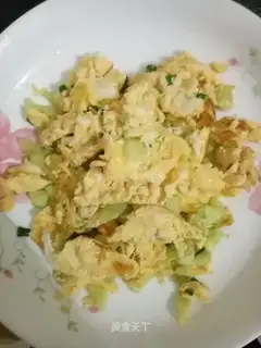 cucumber fried duck eggs