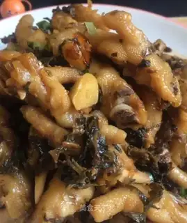 Plum chicken claws