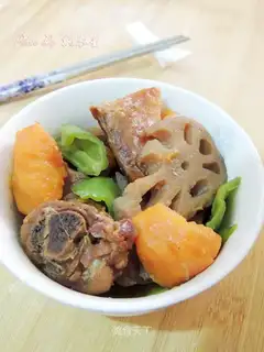 Lian radish and chicken