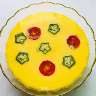 Autumn steamed eggs