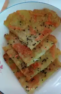 Potato sesame cake