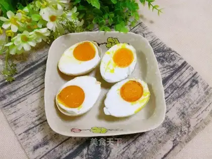 Picked duck eggs