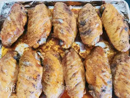 Black pepper chicken wings