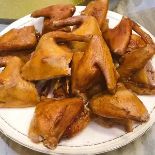 Five pickle-skin pigeons