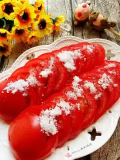 Sugar with tomatoes
