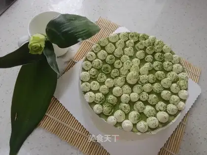 Double-level tea cheesecake in Hokkaido