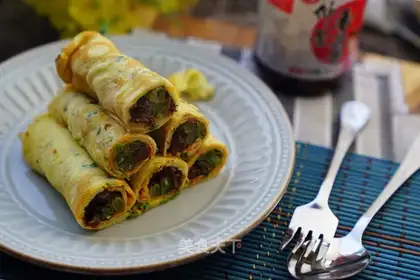Four season bean egg rolls