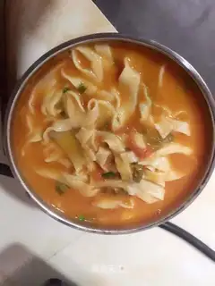 Baby's eggnog noodles