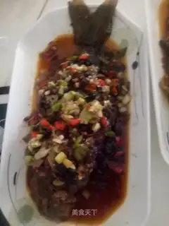 Dry-burned mackerel