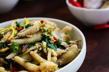 Lemon chicken claws