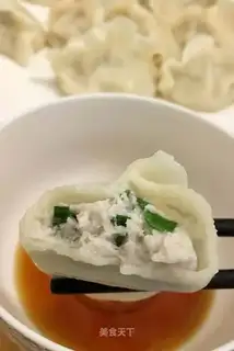 A fish dumpling