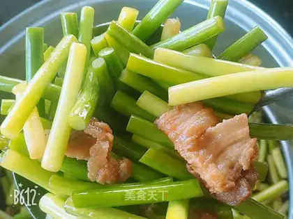 Garlic fried meat