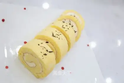 Cream Swiss roll