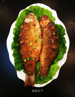 Fried mackerel