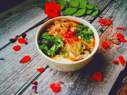 Sour tofu brain