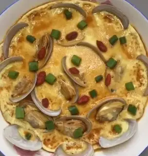 Flower clams and eggs