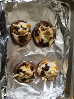 Lazy cheese mushrooms