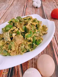 Pepper fried eggs