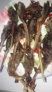 The sweet pepper and duck chin