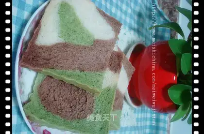 three-color toast