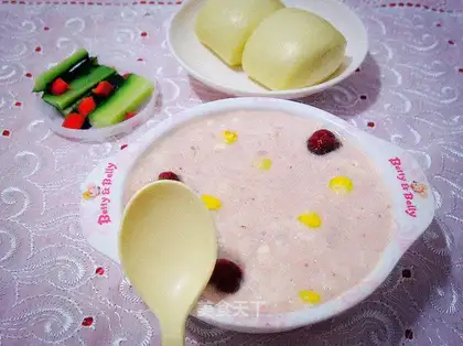 Bean paste milk porridge