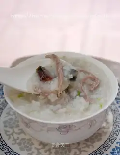 congee with pork and century