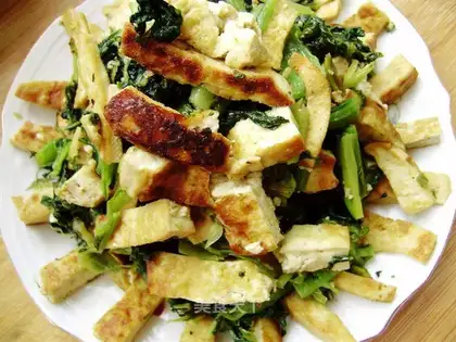 stir-fried tofu with cabbage