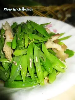 stir-fried pork with green beans