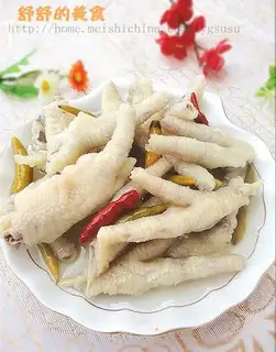 pickled chicken feet