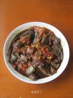 Roasted tomatoes with eggplant