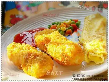 Crispy fried fish strips