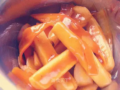Korean fried rice cake