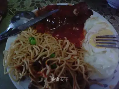 Cooking of black pepper sauce