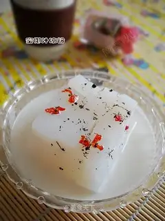 Honey coconut jelly