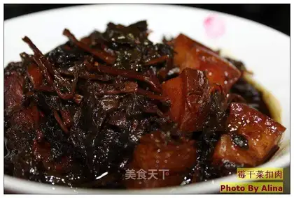 braised pork with mouldy dried vegetables