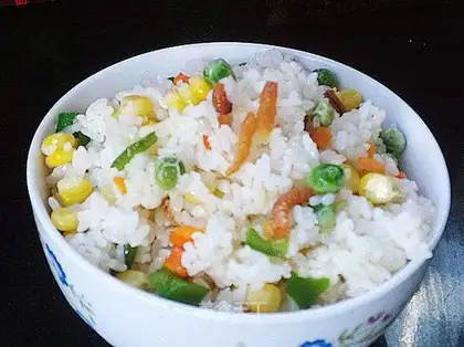 Home-cooked fried rice