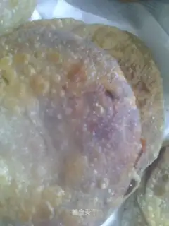 Purple sweet potato pancake