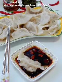 Chinese cabbage and pork dumplings