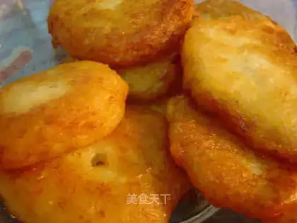 Homemade potato cakes