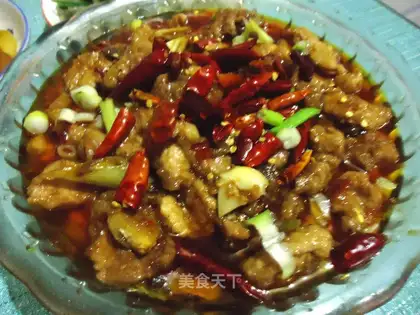 boiled meat
