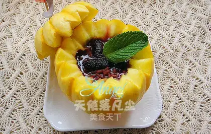 Sun fruit mulberry porridge