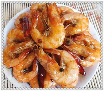 Spicy fried shrimp