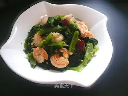 stir-fried cabbage with shrimp