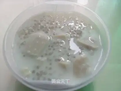 Taro sago sauce