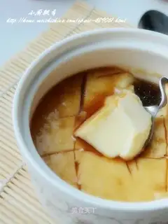 streamed egg custard
