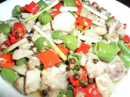 diced chicken with double pepper
